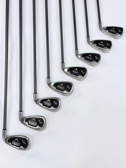 CALLAWAY BIG BERTHA FUSION IRON SET 4-PW SW LIGHT FLEX RH -.5”