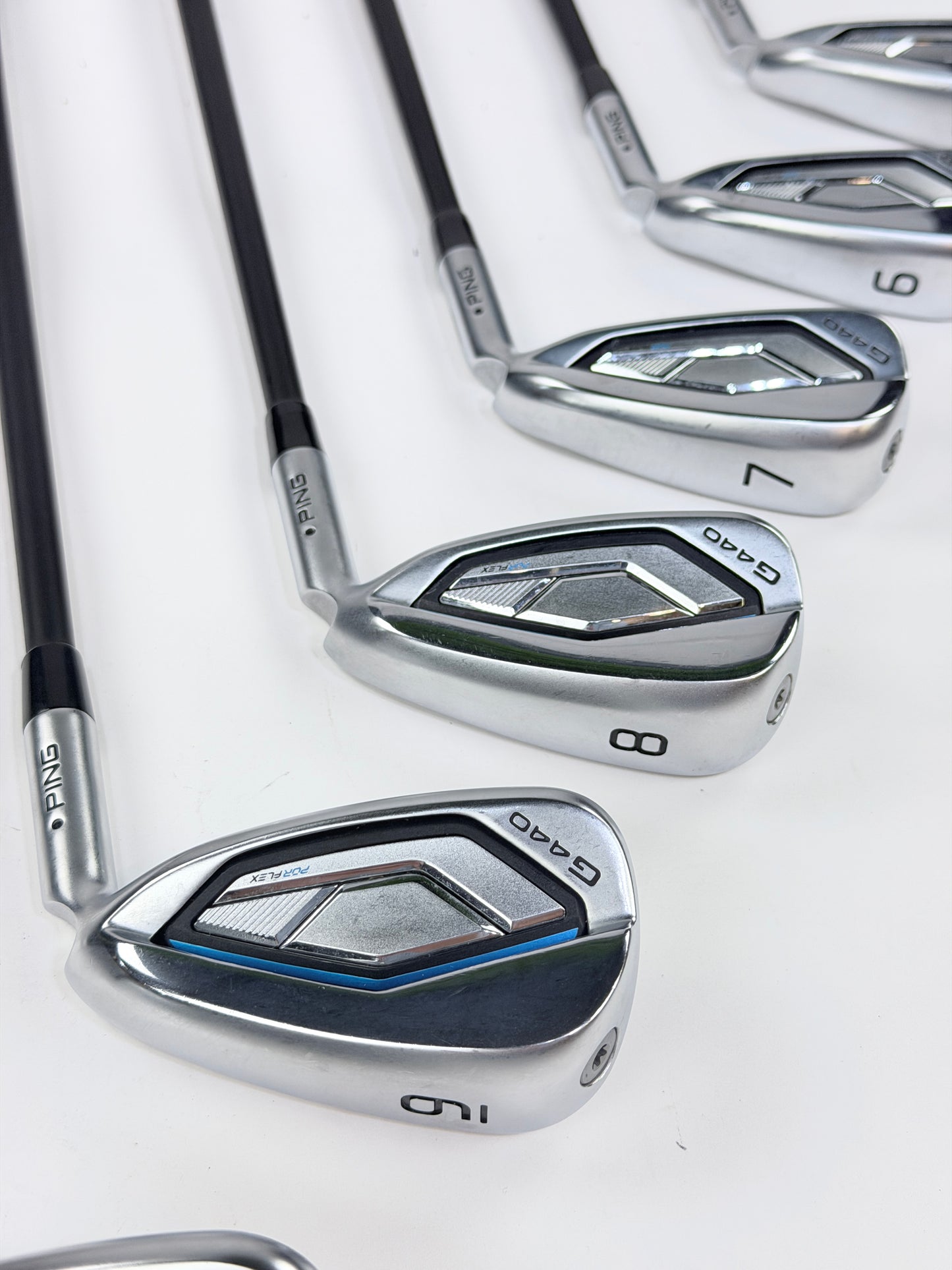 PING G440 BLACK DOT IRON SET 5-PW UW R FLEX RH +.25”