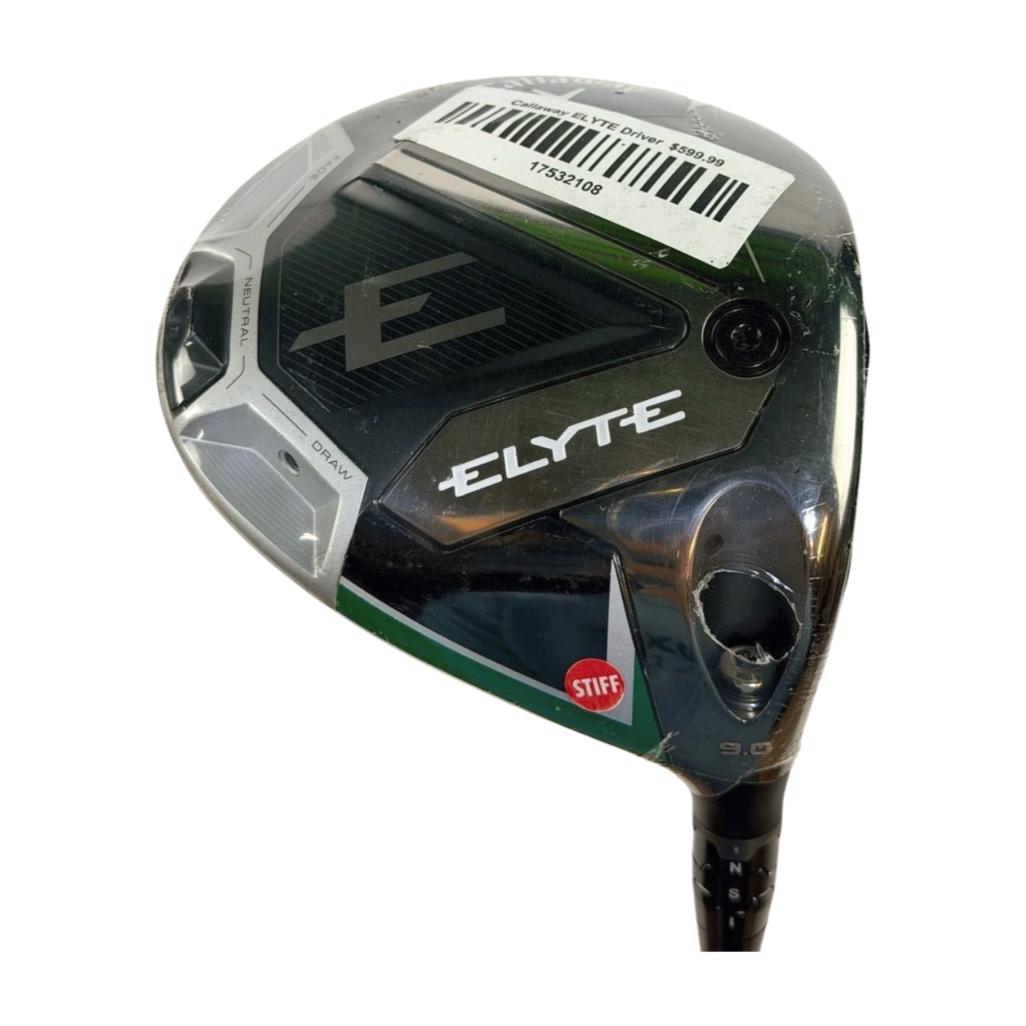 CALLAWAY ELYTE DRIVER 9° STIFF FLEX RH 45” NEW