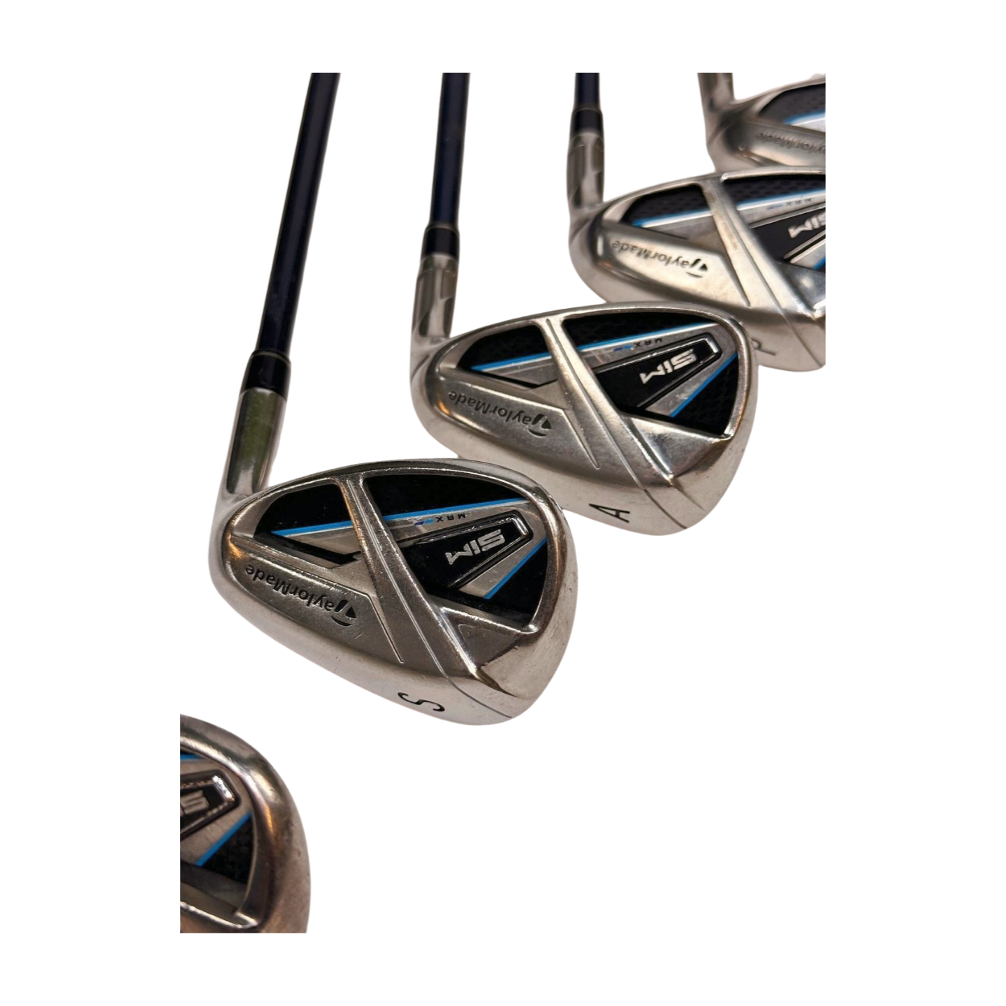 TAYLORMADE SIM MAX IRON SET 5-PW AW SW LW R FLEX RH