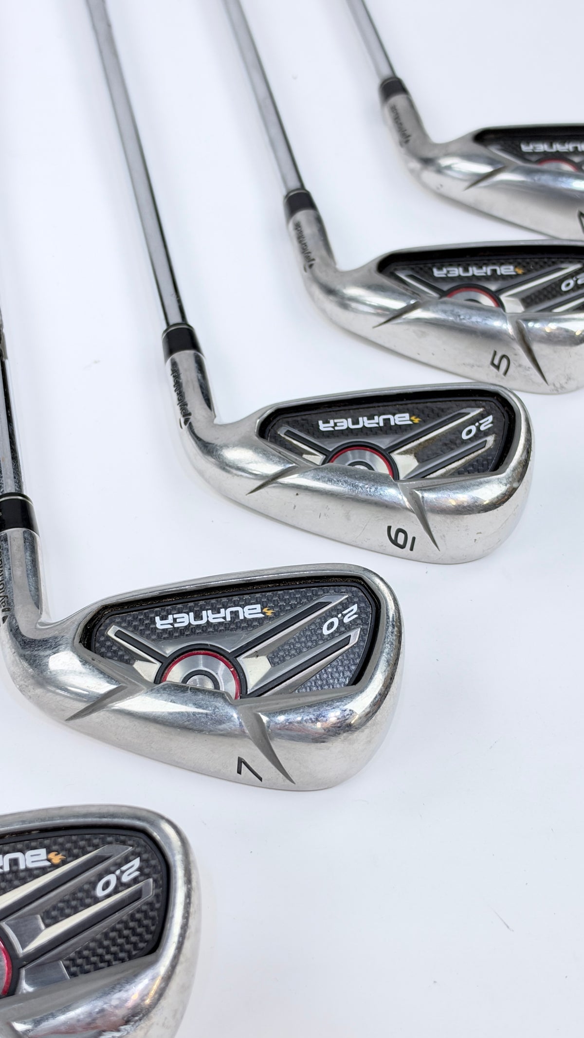 TAYLORMADE BURNER 2.0 IRON SET 4-PW AW S FLEX RH +.5”