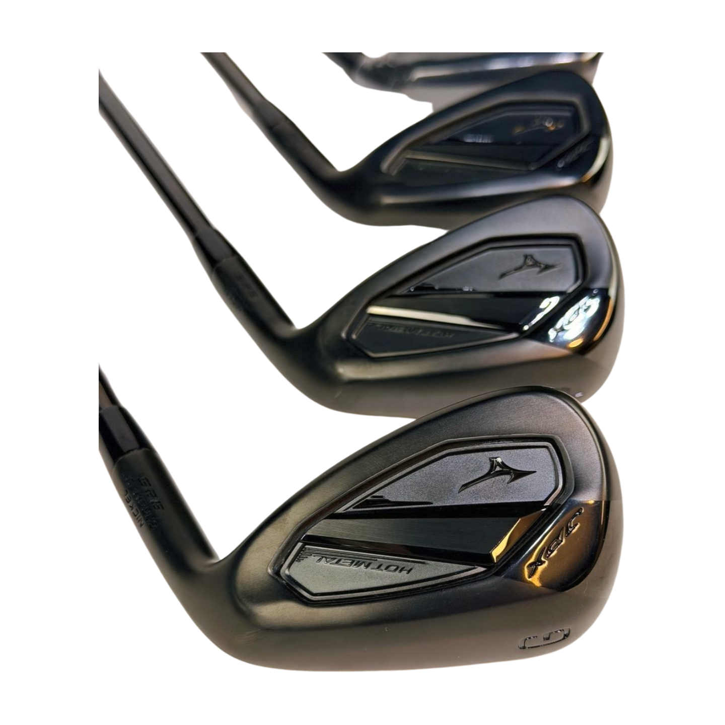 MIZUNO JPX 925 HOT METAL BLACK 6-PW GW S FLEX +1” NEW