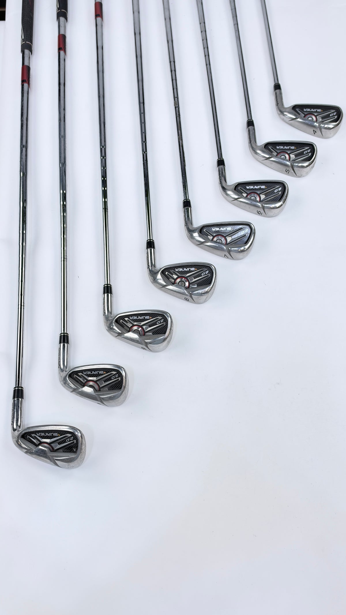 TAYLORMADE BURNER 2.0 IRON SET 4-PW AW S FLEX RH +.5”
