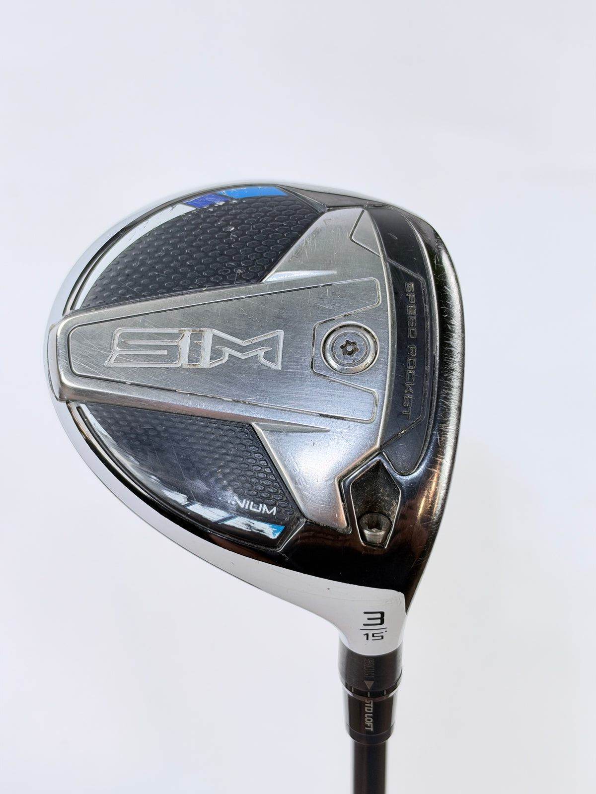 TAYLORMADE SIM TITANIUM 3 WOOD 15° R FLEX RH 43”