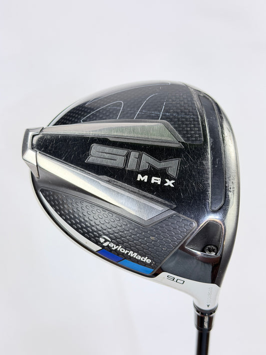 TAYLORMADE SIM MAX 9° DRIVER S FLEX RH 44.5”