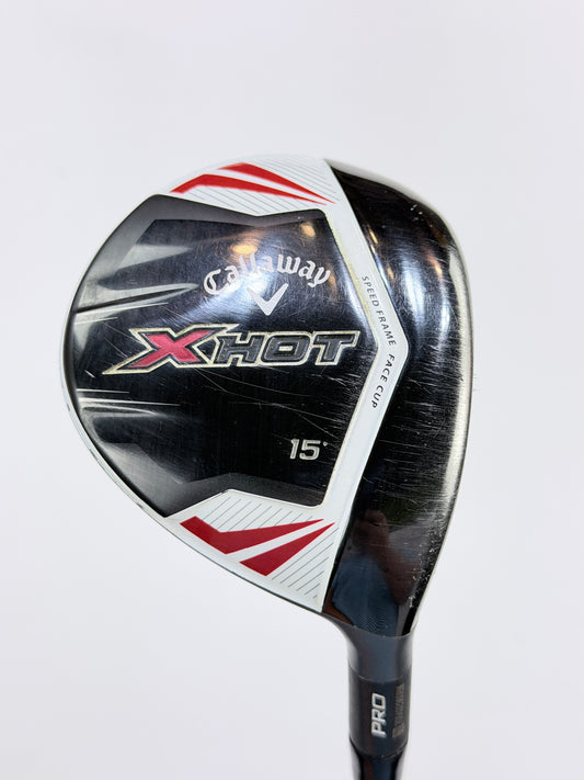 CALLAWAY X HOT PRO 3 WOOD 15° S FLEX RH 43”