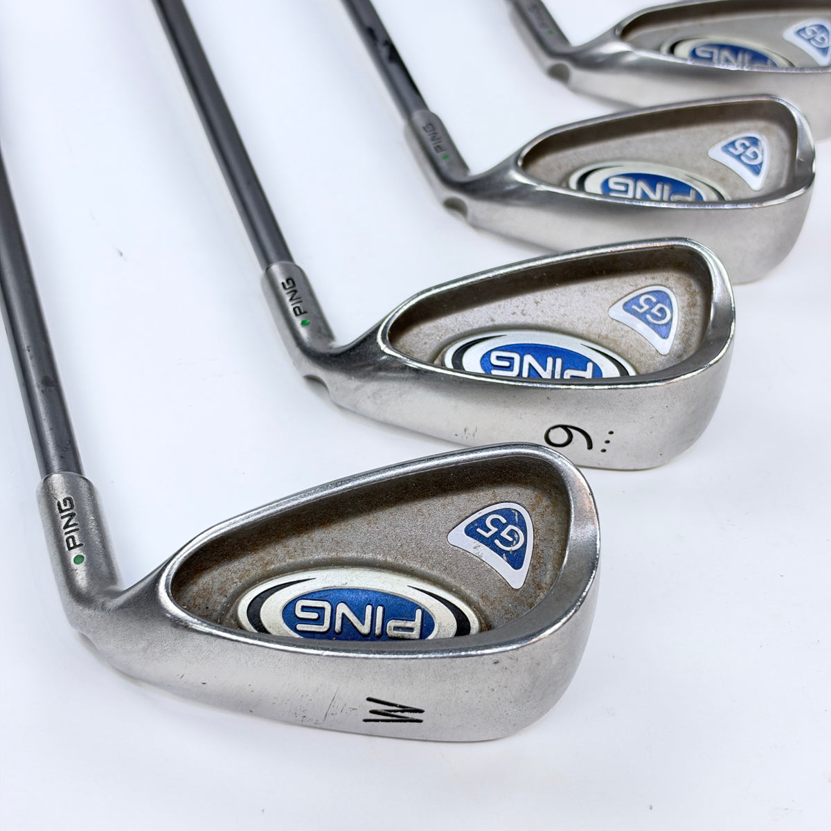 PING G5 GREEN DOT IRON SET 4-PW R FLEX RH -.5”