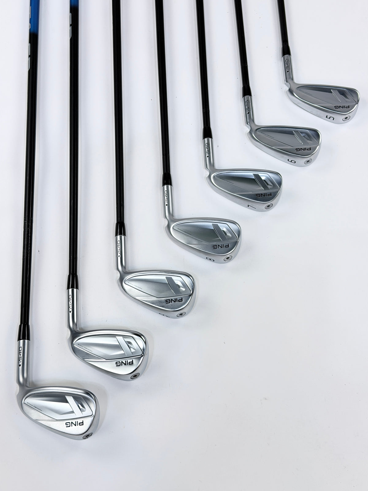 PING I540 BLACK DOT IRON SET 5-PW UW SENIOR FLEX RH