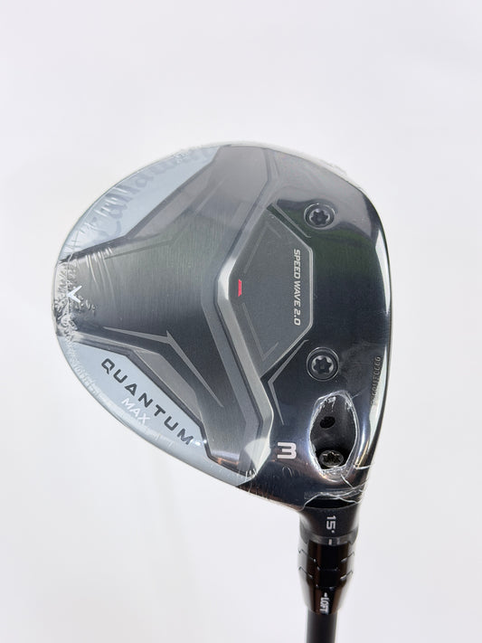 CALLAWAY QUANTUM MAX 15° 3 WOOD TX FLEX RH 42” NEW