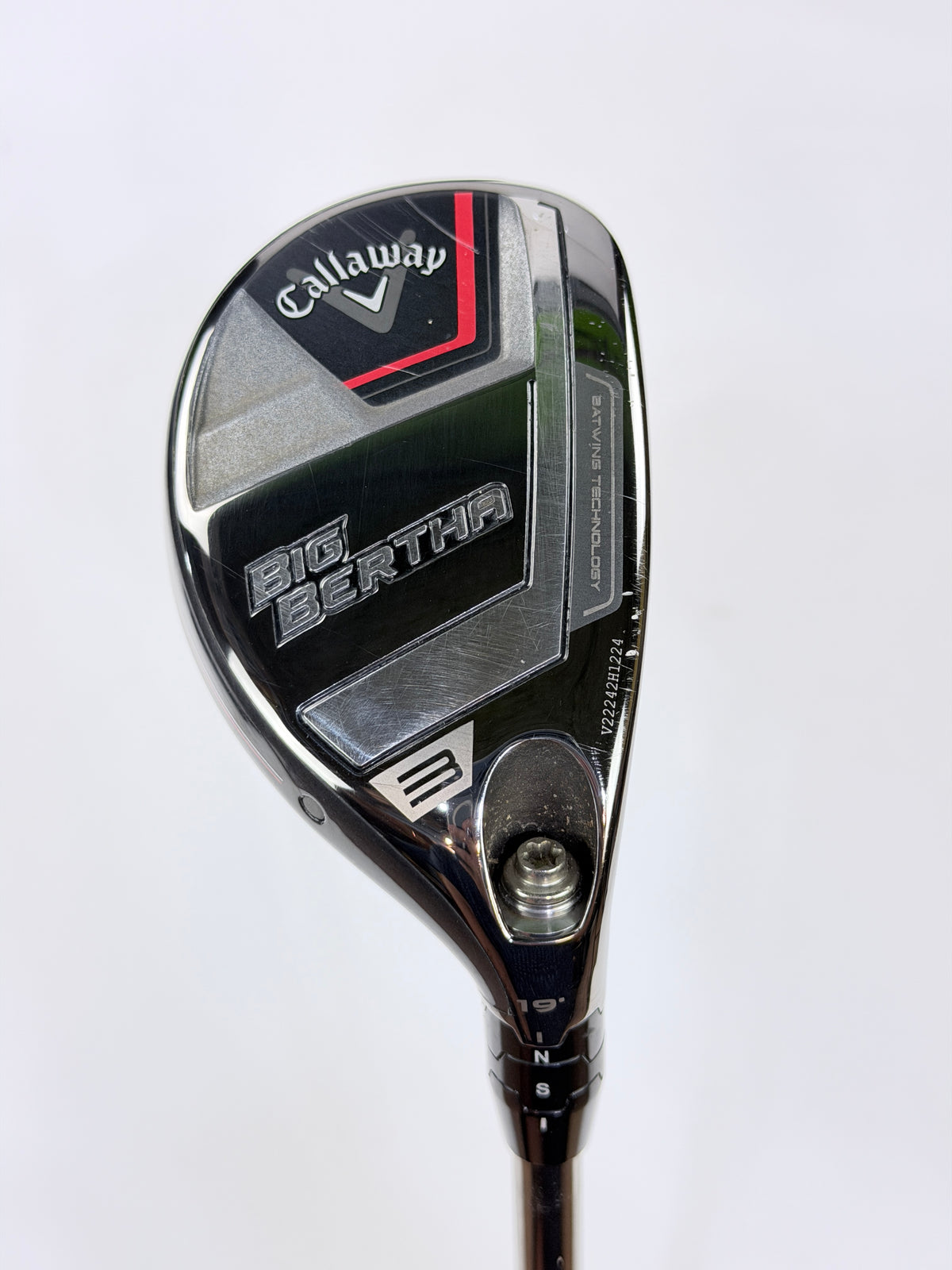 CALLAWAY BIG BERTHA 3 HYBRID 19° R FLEX RH 40.25”
