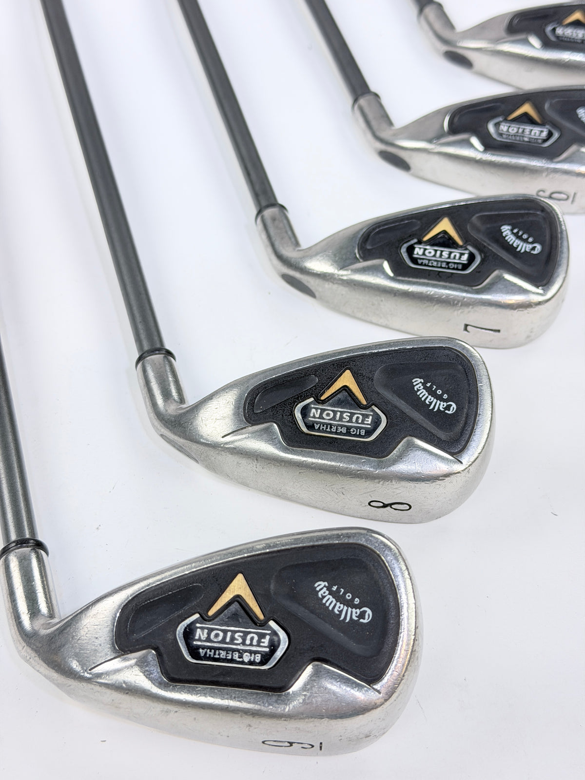 CALLAWAY BIG BERTHA FUSION IRON SET 4-PW SW LIGHT FLEX RH -.5”
