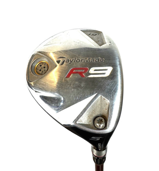 TAYLORMADE R9 5 WOOD 19° S FLEX RH 41.5”