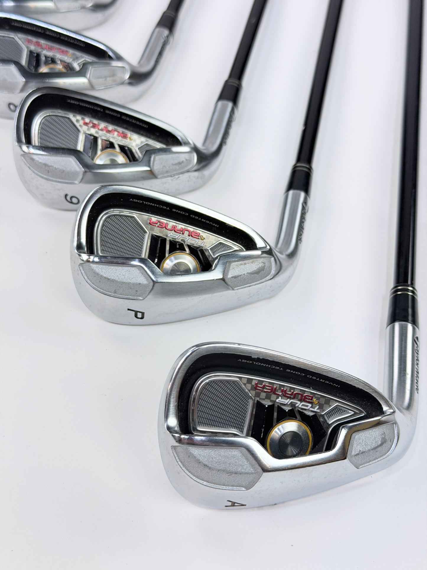 TAYLORMADE TOUR BURNER IRON SET 4-PW AW R FLEX LH +.25”