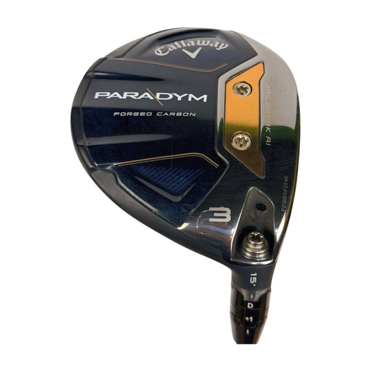 CALLAWAY PARADYM 3 WOOD 15° R FLEX RH 43”