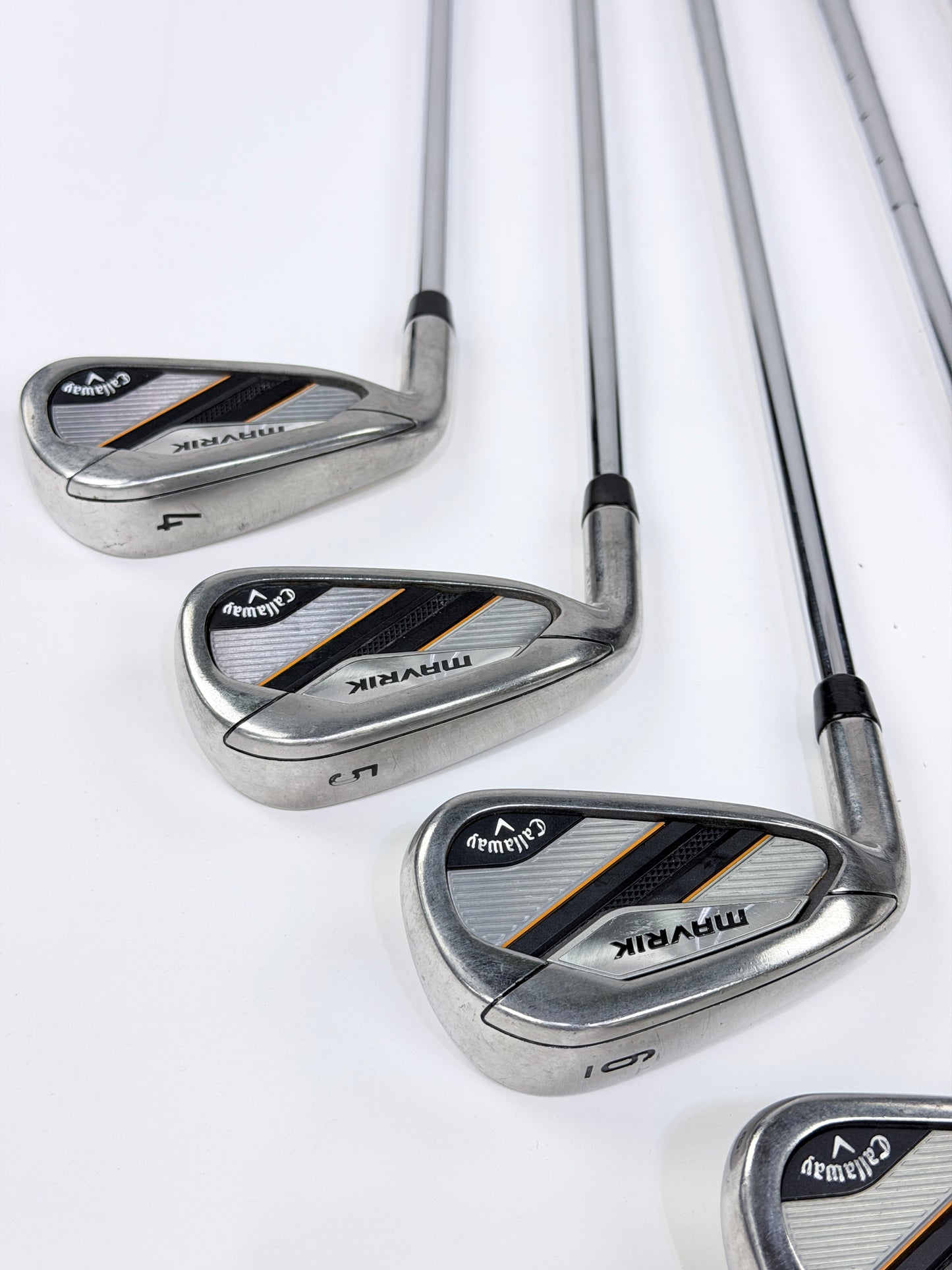 CALLAWAY MAVRIK IRON SET 4-9 AW SW R FLEX LH