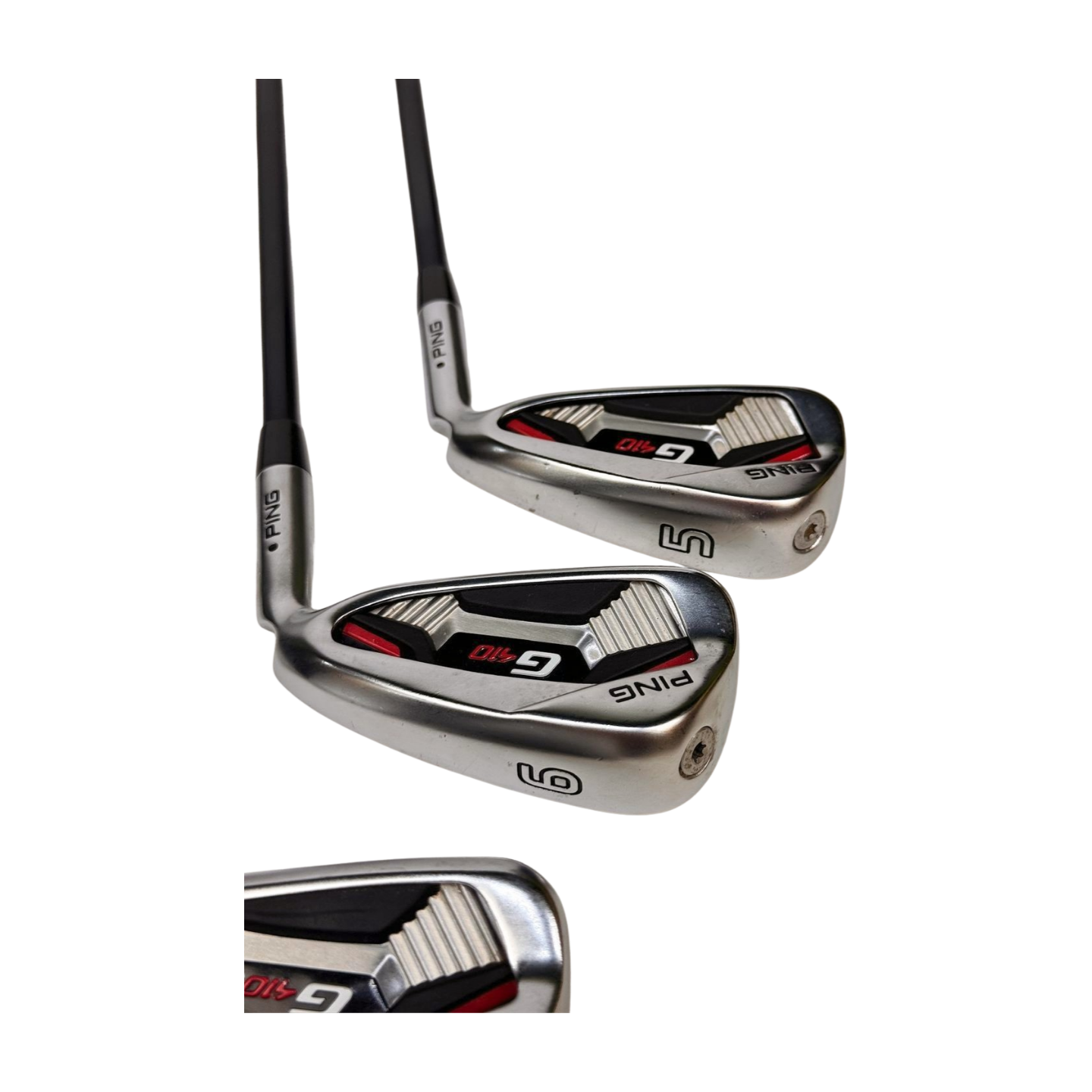 PING G410 IRON SET BLACK DOT 5-PW UW SW R FLEX RH