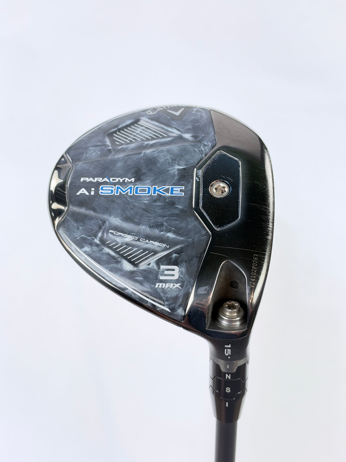 CALLAWAY PARADYM AI SMOKE MAX 3 WOOD 15° S FLEX RH 42.5”
