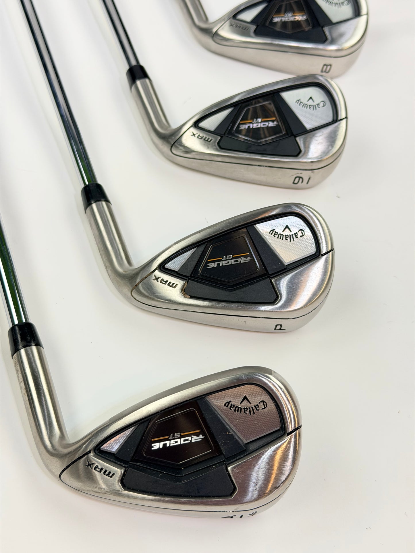 CALLAWAY ROGUE ST MAX IRON SET 5-PW AW S FLEX RH