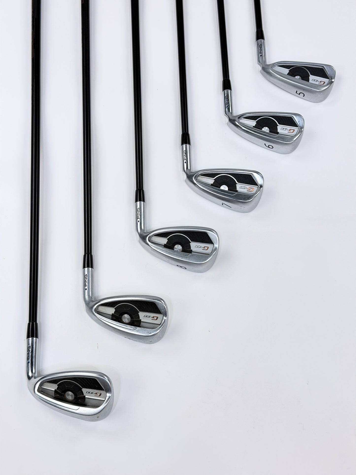 PING G400 IRON SET BLACK DOT 5-PW SENIOR FLEX RH +.75”