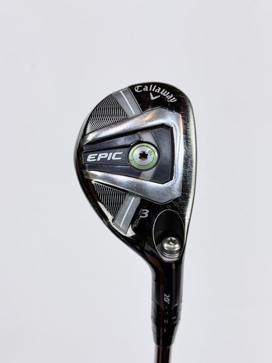 CALLAWAY EPIC 3 HYBRID 20° S FLEX RH 39.75”