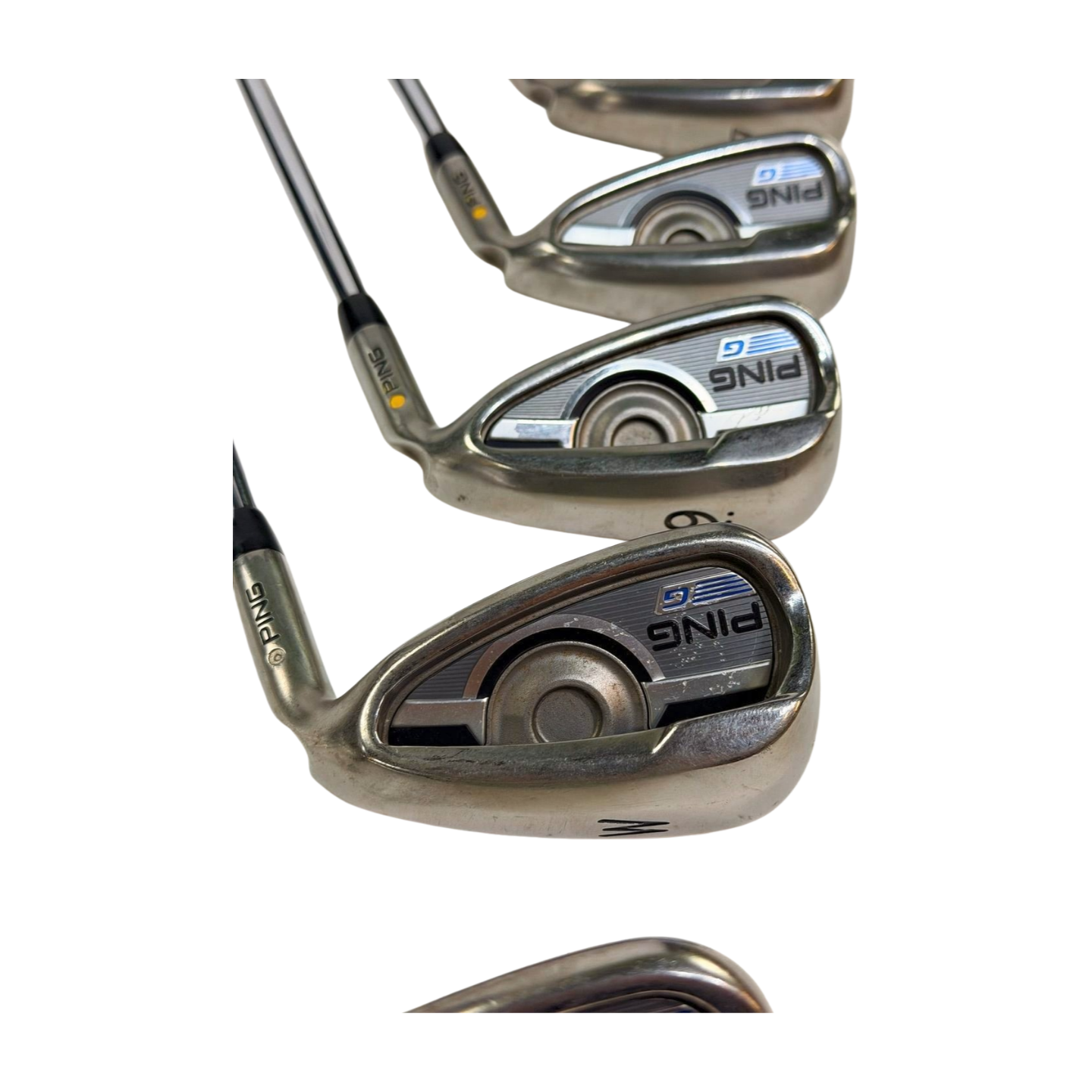 PING G SERIES IRON SET 4-PW UW YELLOW DOT S FLEX RH