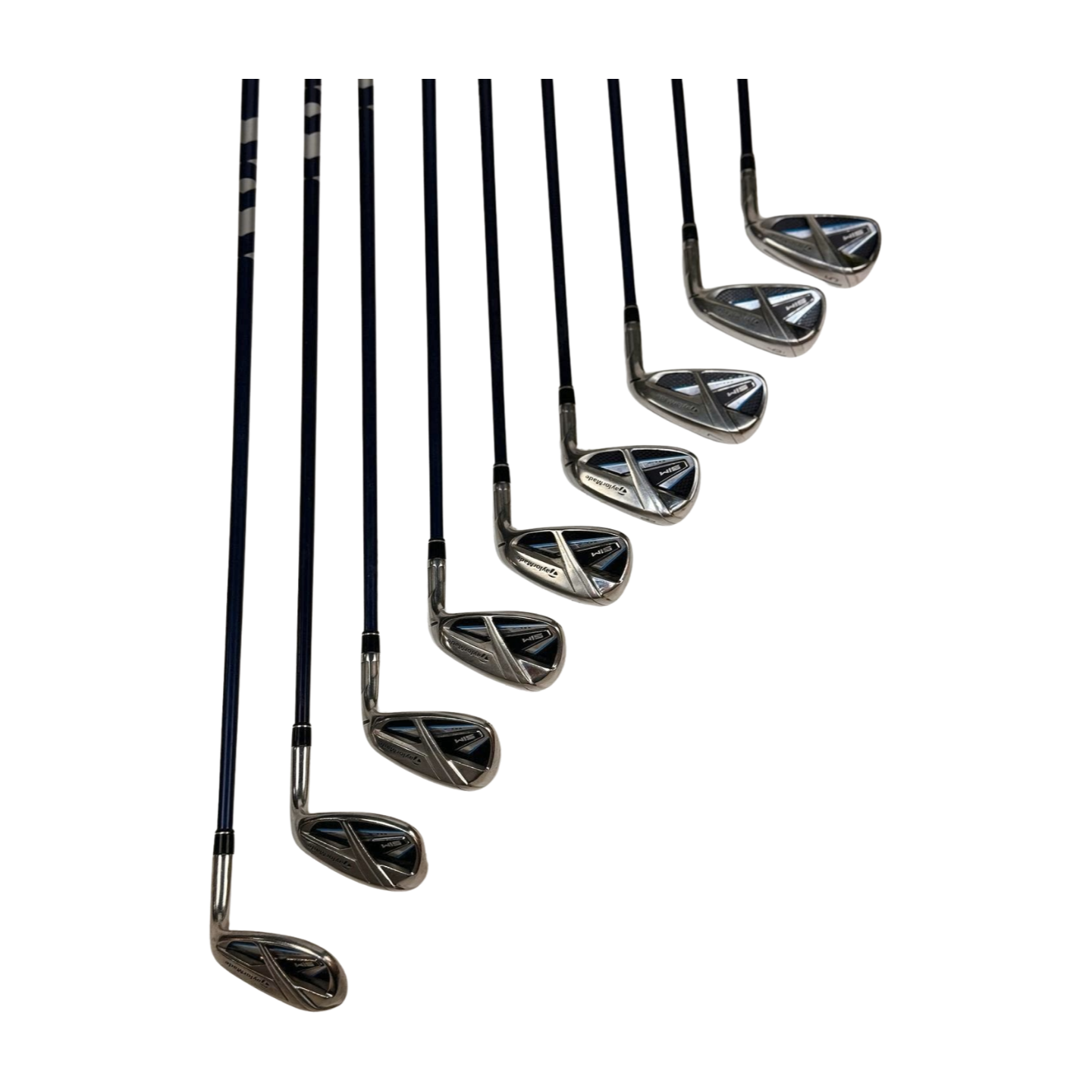 TAYLORMADE SIM MAX IRON SET 5-PW AW SW LW R FLEX RH