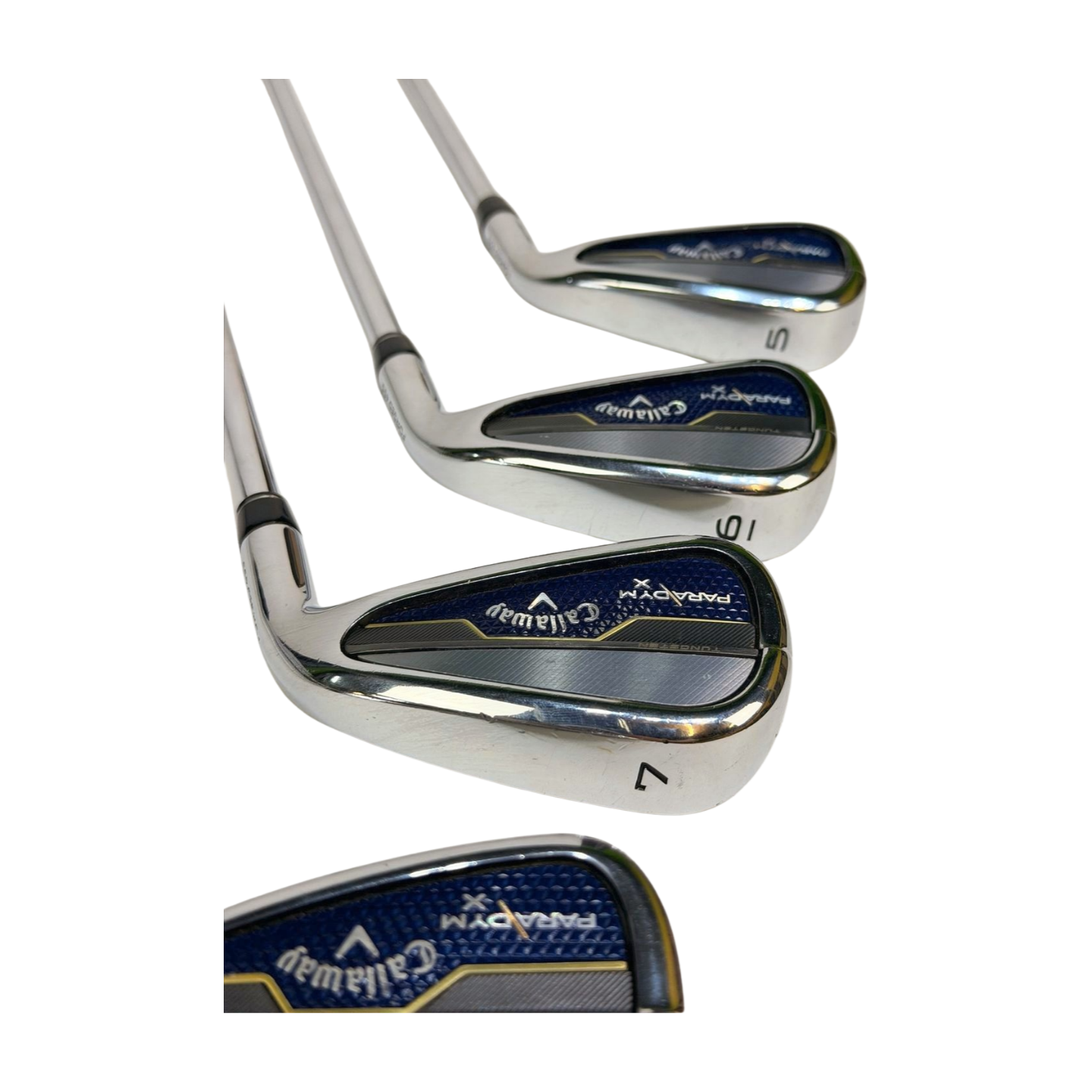 CALLAWAY PARADYM X IRON SET 5-PW AW REGULAR FLEX RH