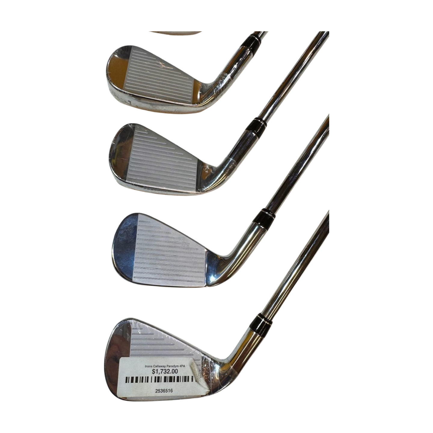 CALLAWAY PARADYM IRON SET 4-PW AW S FLEX RH