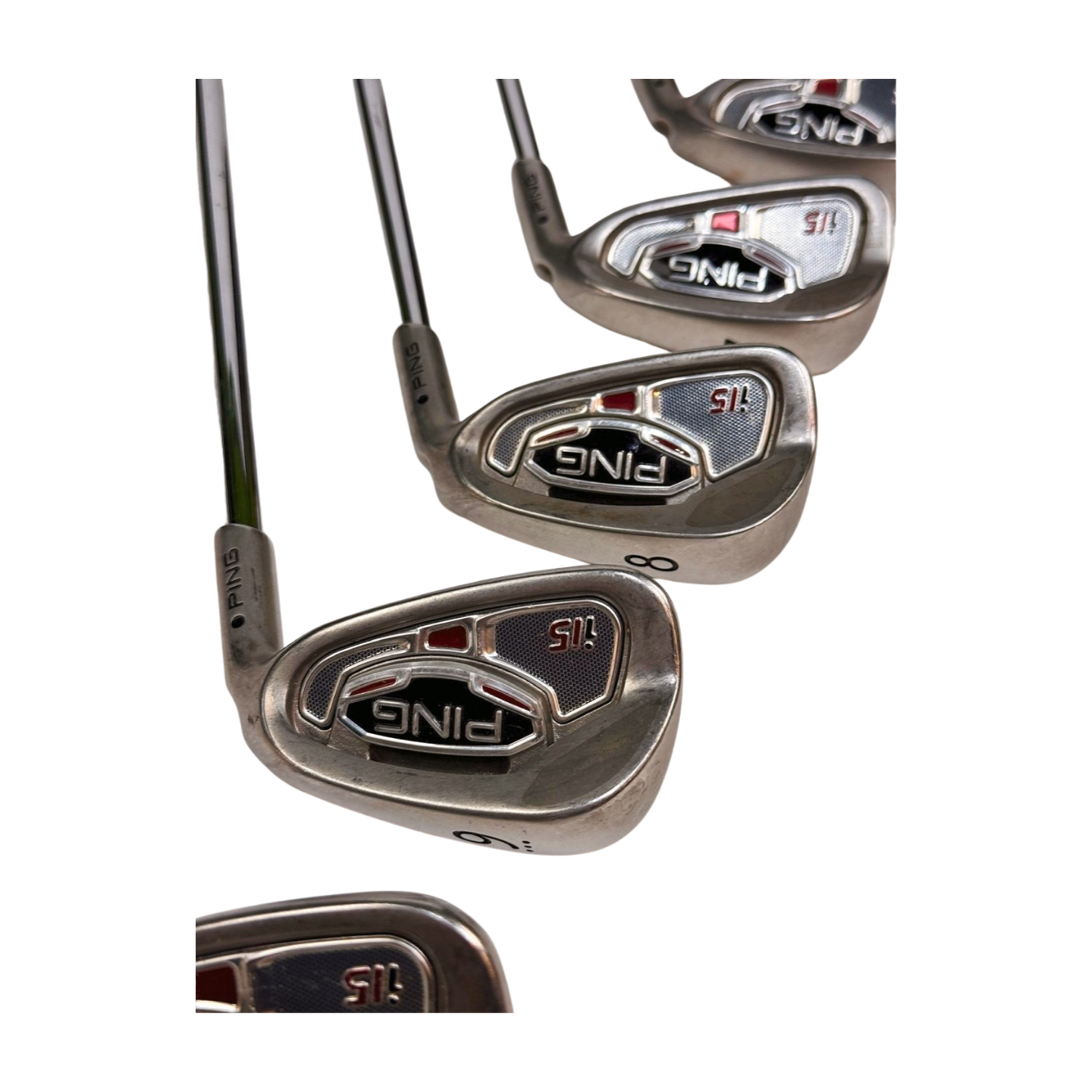 PING I15 IRON SET 3-PW BLACK DOT STIFF FLEX RH