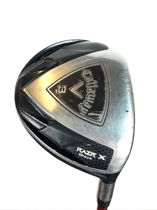 CALLAWAY RAZR X BLACK 3 WOOD S FLEX RH 39.5”