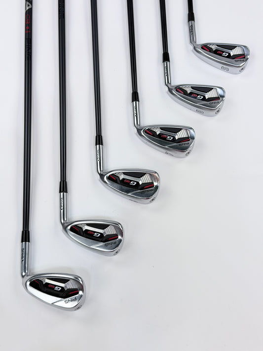 PING G410 BLACK DOT IRON SET 5-PW S FLEX RH