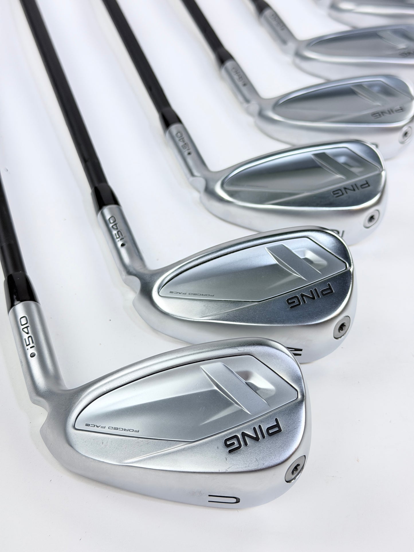PING I540 BLACK DOT IRON SET 5-PW UW SENIOR FLEX RH
