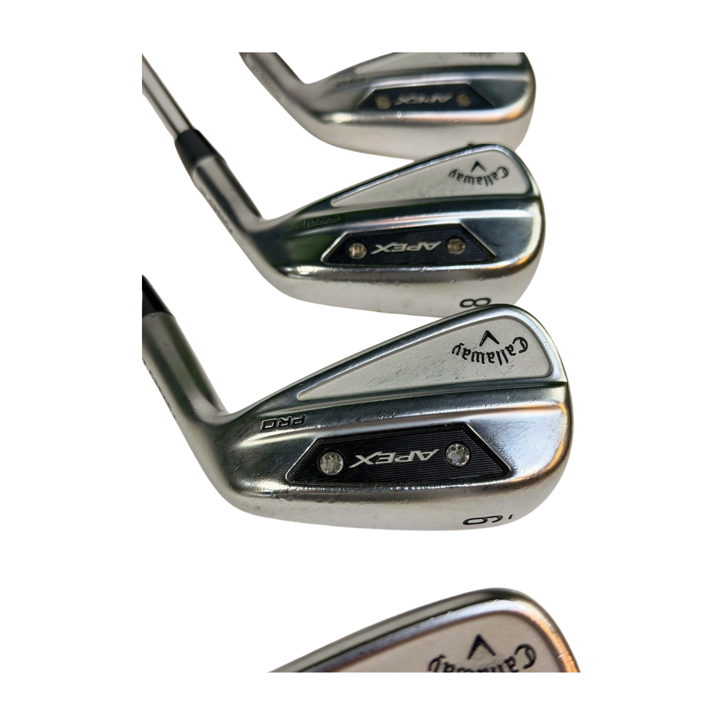 CALLAWAY APEX PRO IRON SET 5-PW AW R FLEX RH -.25”