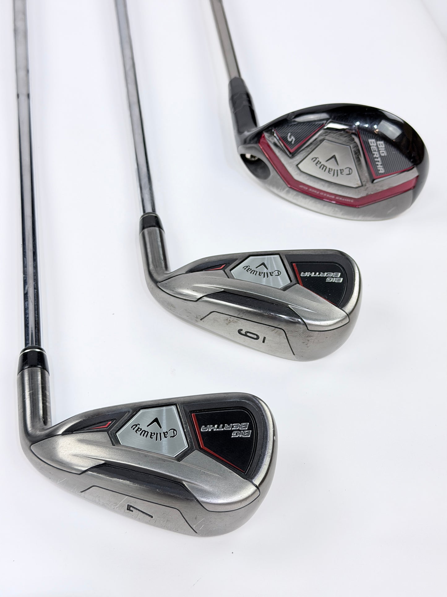CALLAWAY BIG BERTHA 5H-PW AW R FLEX RH +.25”