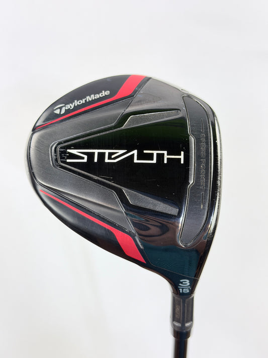 TAYLORMADE STEALTH 3 WOOD 15° S FLEX RH 43”