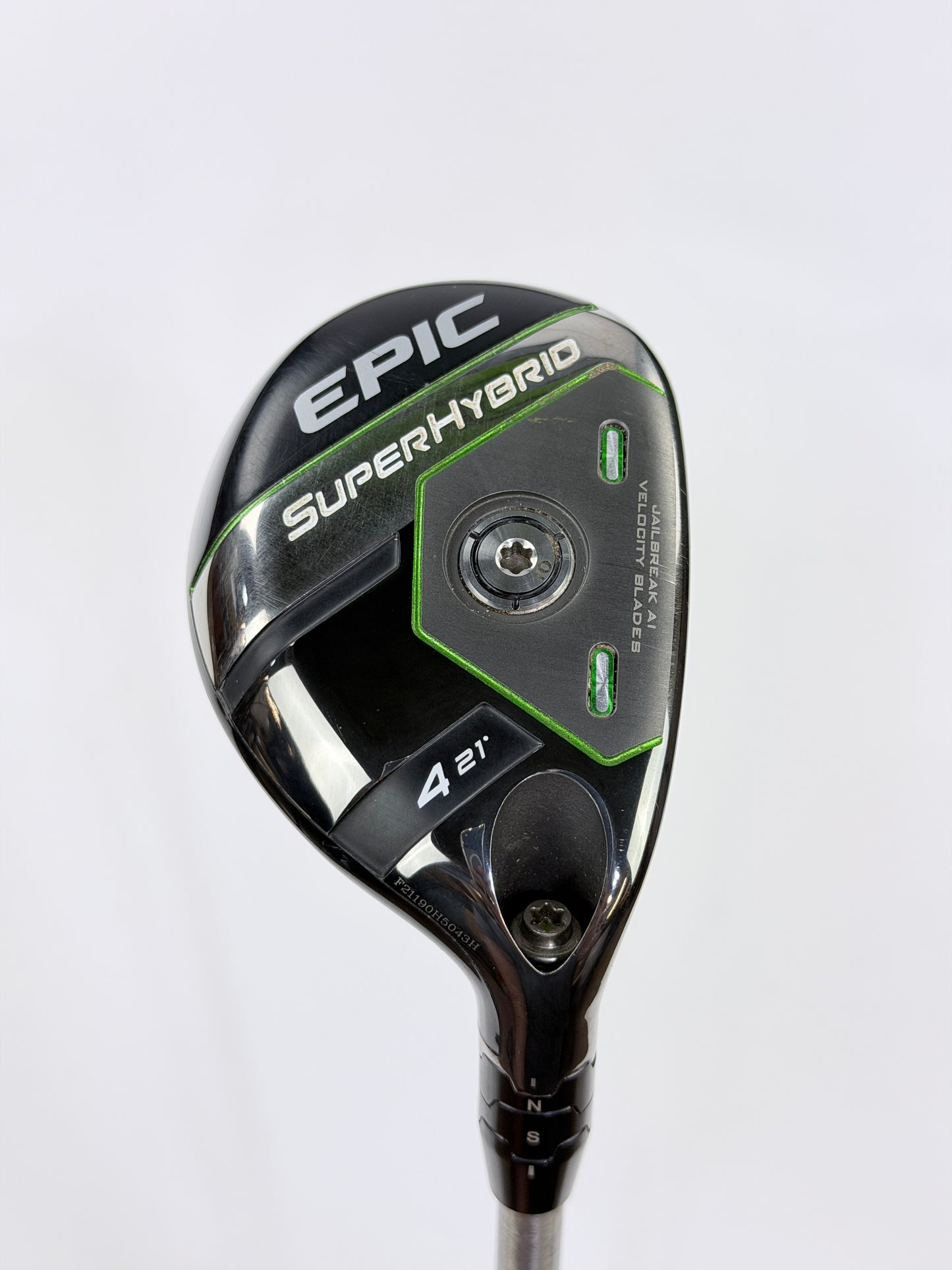 CALLAWAY EPIC 4 21° SUPERHYBRID STEELFIBER SHAFT R FLEX RH 40”