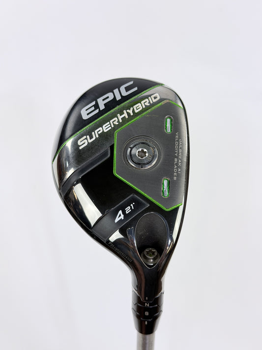 CALLAWAY EPIC 4 21° SUPERHYBRID STEELFIBER SHAFT R FLEX RH 40”