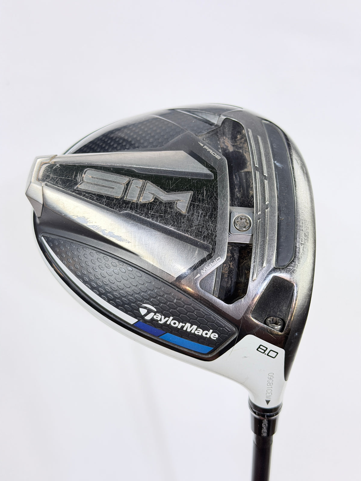 TAYLORMADE SIM DRIVER 8° S FLEX RH 44.75”