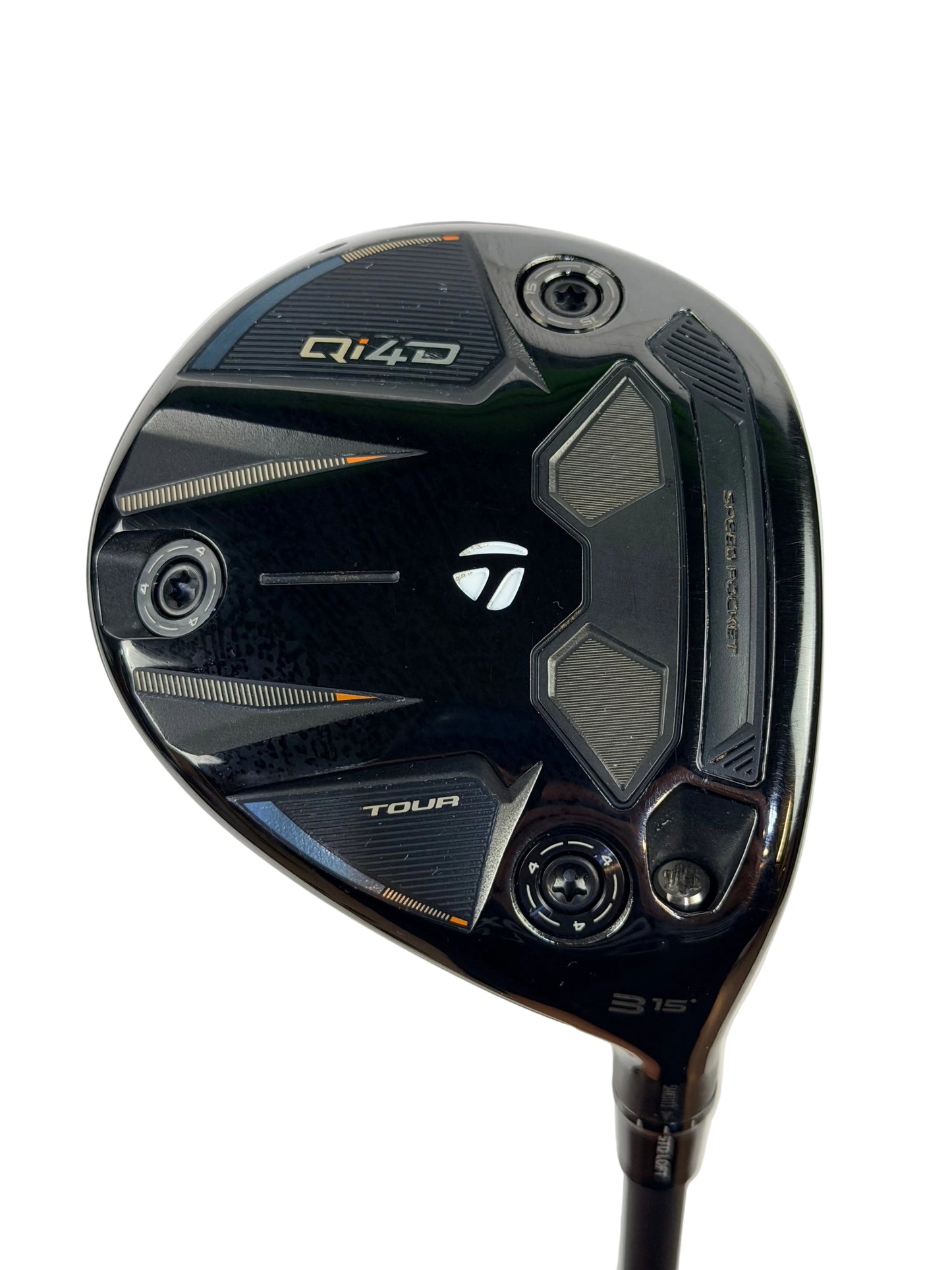 TAYLORMADE QI4D TOUR 3 WOOD 15° X FLEX RH 42.25”