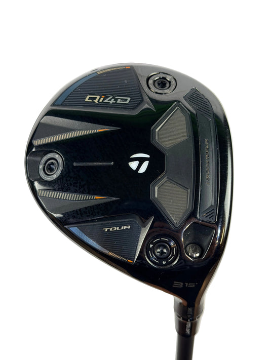 TAYLORMADE QI4D TOUR 3 WOOD 15° X FLEX RH 42.25”