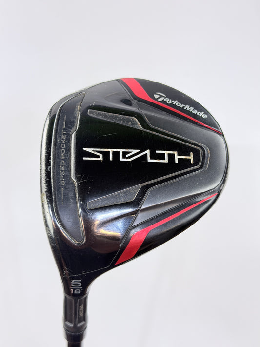 TAYLORMADE STEALTH 5 WOOD 18° R FLEX LH 42”