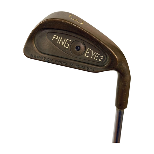 PING EYE 2 COPPER SINGLE 3 IRON SENIOR FLEX RH 38.75”