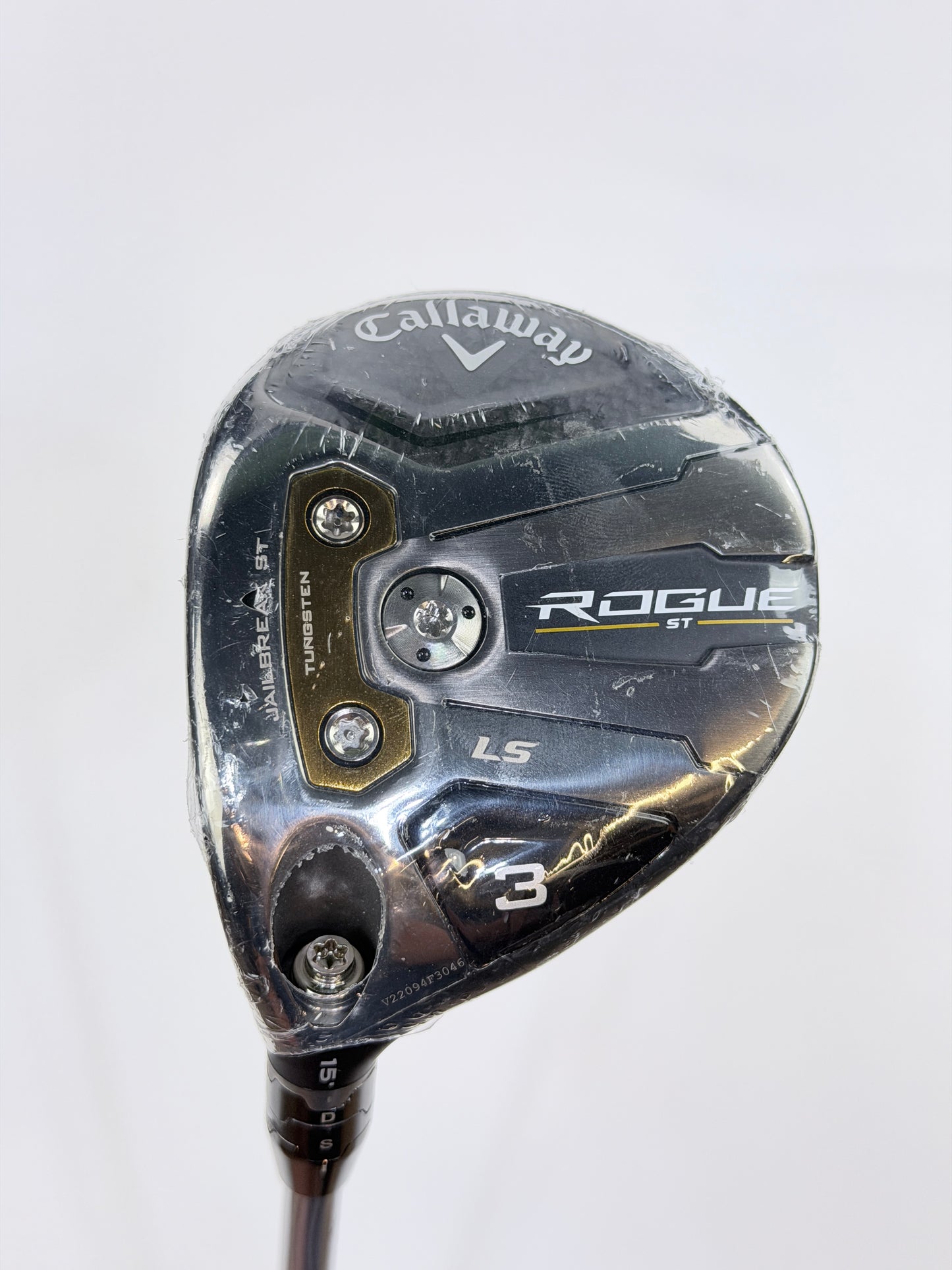 CALLAWAY ROGUE ST LS 3 WOOD 15° SENIOR FLEX LH 42.75” NEW