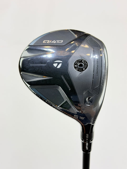 TAYLORMADE QI4D 5 WOOD 18° S FLEX RH 42”