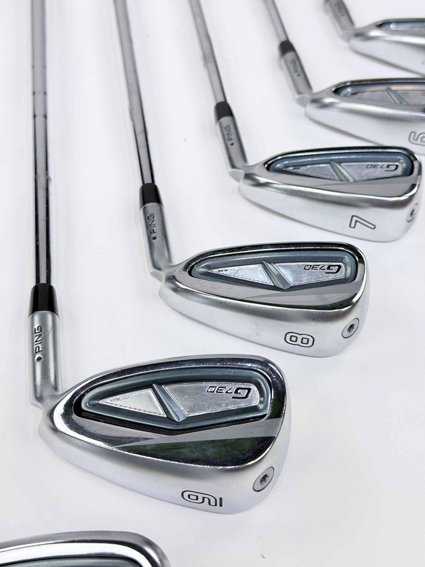 PING G730 BLACK DOT IRON SET 5-PW UW R FLEX RH