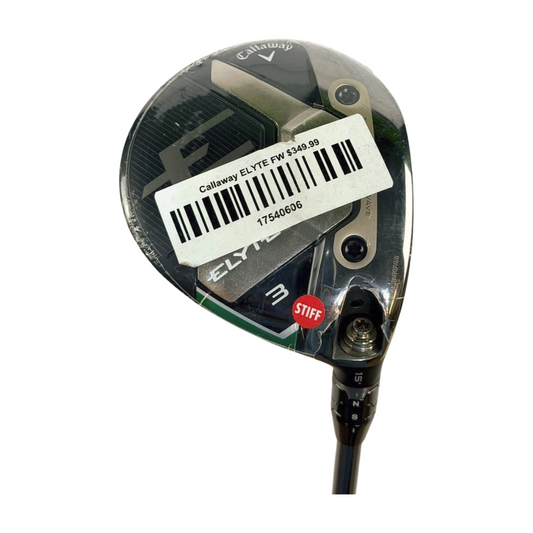 CALLAWAY ELYTE 3 WOOD 15°  STIFF FLEX RH 43”