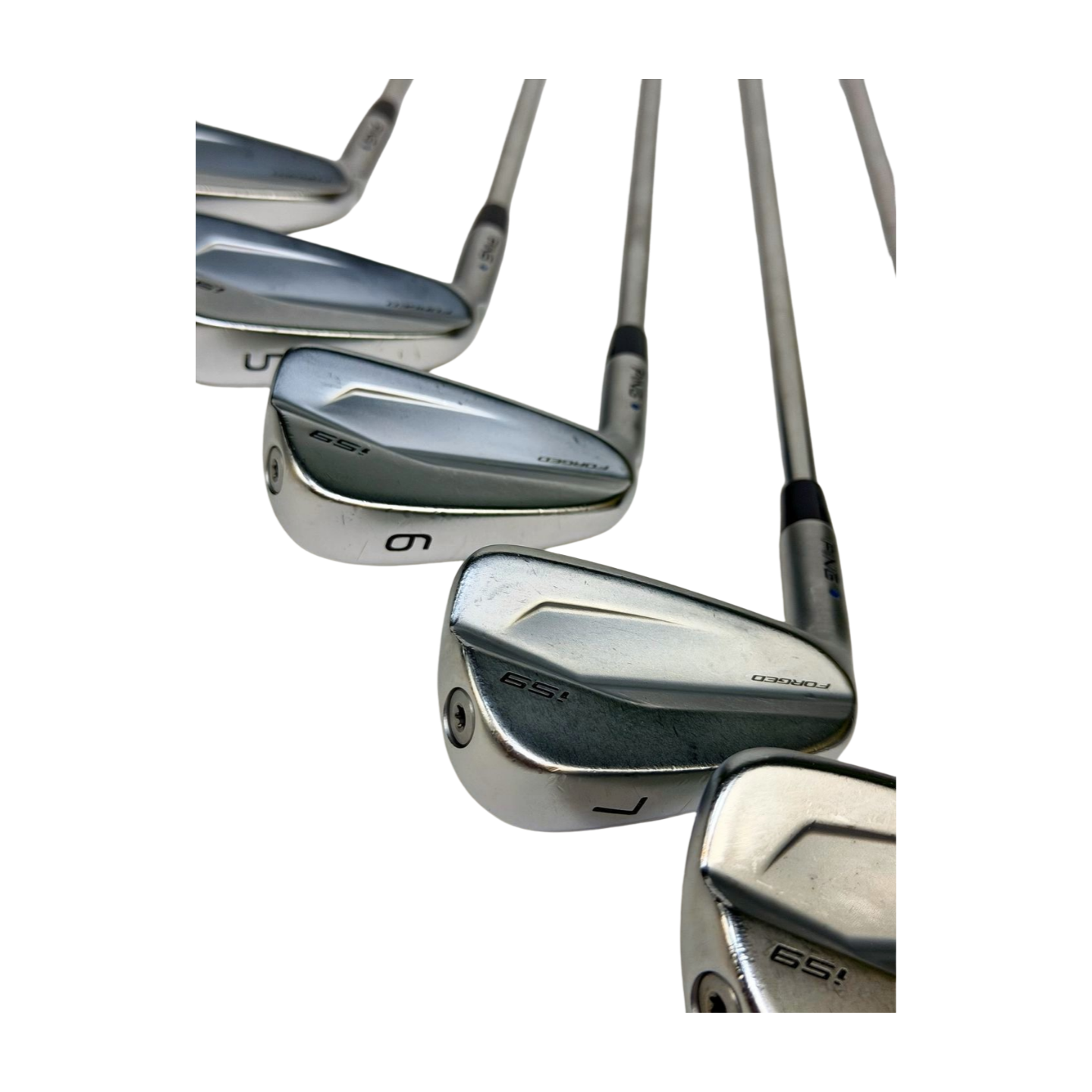 PING I59 IRON SET 4-PW BLUE DOT STIFF FLEX LH