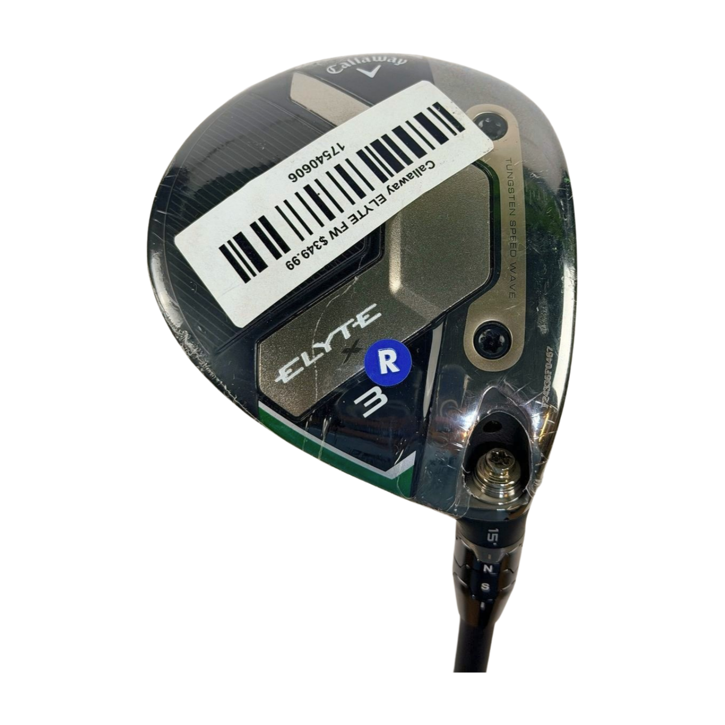 CALLAWAY ELYTE 3 X WOOD 15° REGULAR FLEX RH 43”