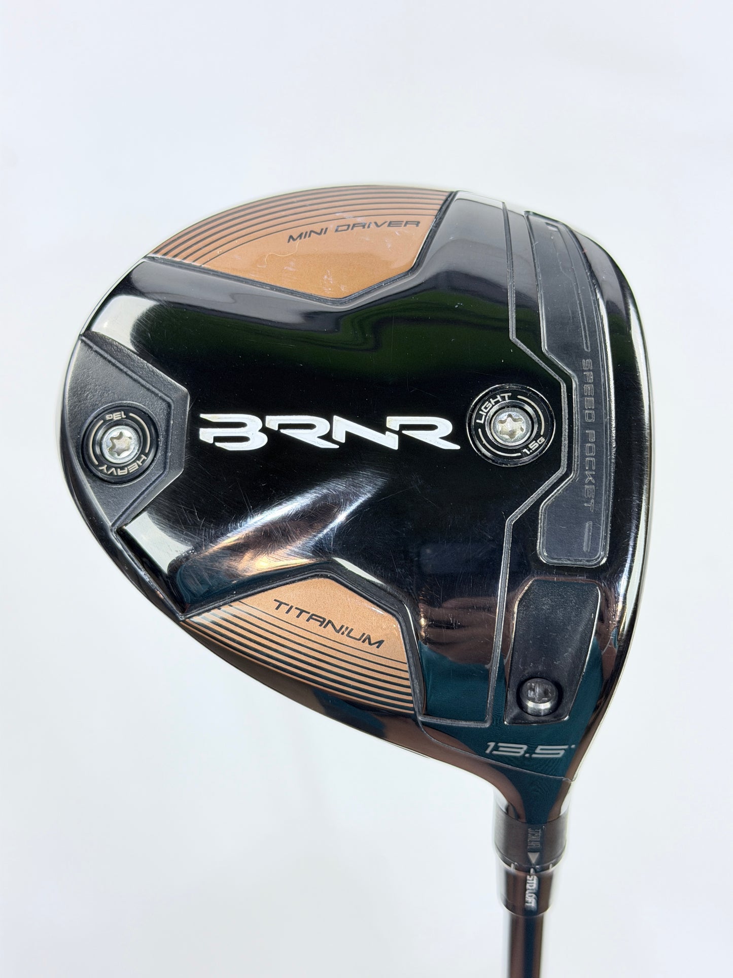 TAYLORMADE BRNR MINI DRIVER 13.5° R FLEX RH 43.25”