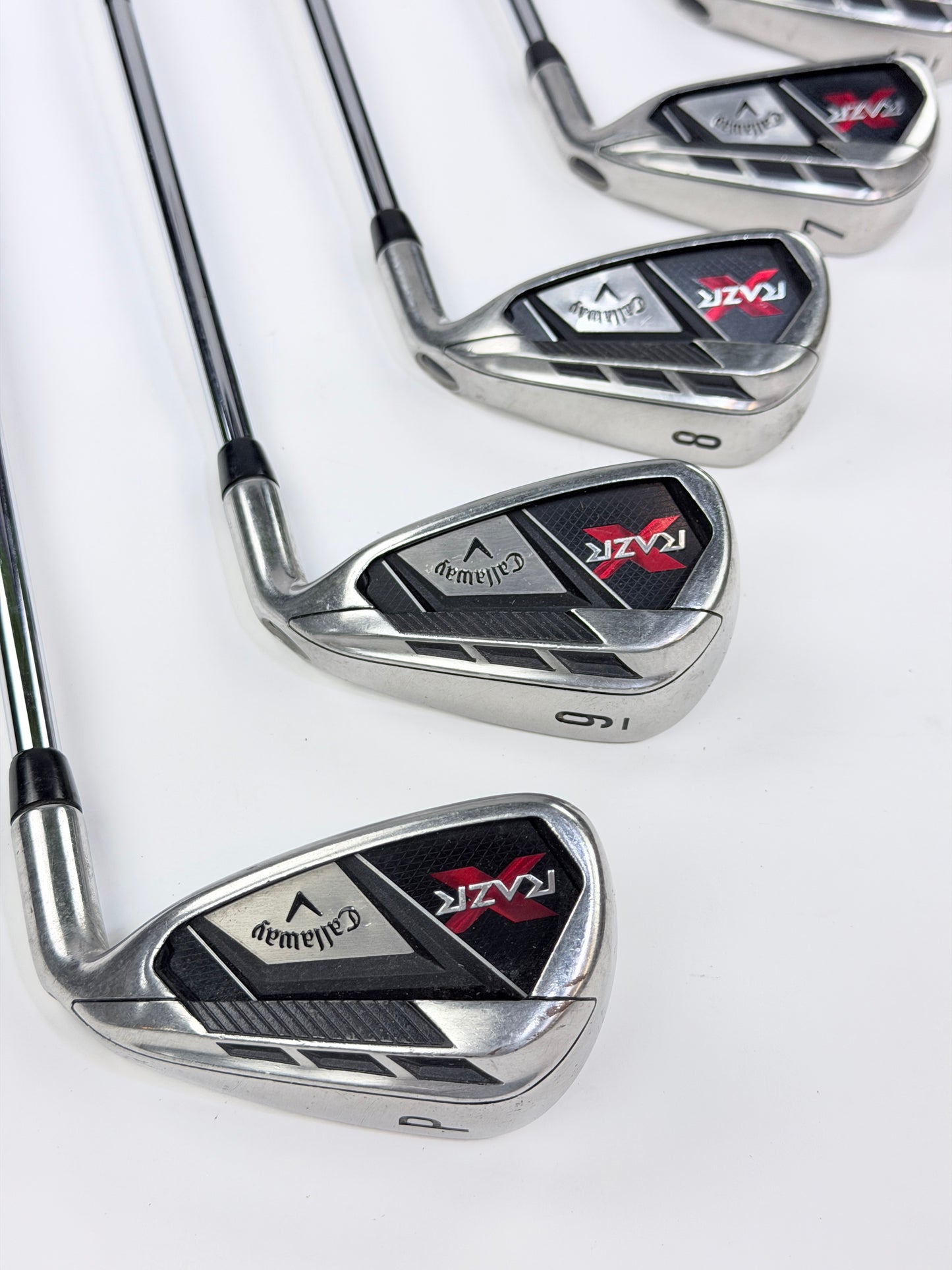 CALLAWAY RAZR X IRON SET 4-PW R FLEX RH -.25”